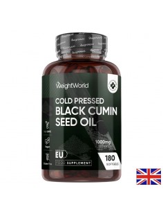 Черен кимион (масло от семена) – При хронични възпаления и отслабен имунитет, 1000 mg, 180 софтгел капсули