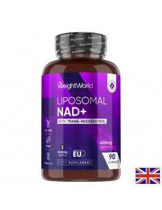 Липозомен NAD+ 250 mg с транс-ресвератрол 100 mg – Анти-ейджинг и клетъчна енергия, 90 капсули