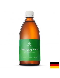 Антиейджинг - Колоидно злато 20 РРМ (силно концентрирано), 1000 ml - Коса, кожа, нокти