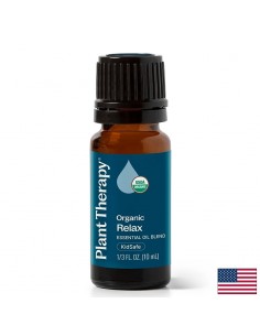 Relax Essential Organic етерични масла – Сън и нервна система, 10 ml етерично масло - Безсъние, проблеми със съня