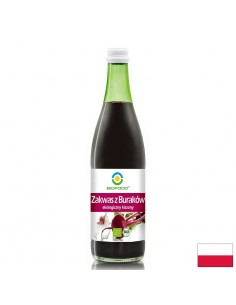Сок от ферментирало червено цвекло БИО – При високо кръвно налягане и за добро кръвообращение, 500 ml