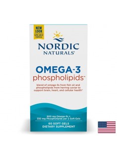 Омега-3 от  фосфолипиди от хайвер – Памет и сърдечен ритъм, 250 mg, 60 софтгел капсули