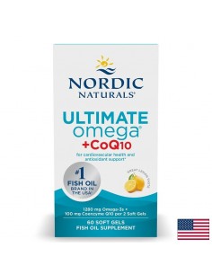 Ултимат Омега + коензим Q10 50 mg –Енергия и антиоксидантна защита, 640 mg, 60 софтгел капсули