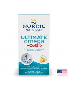 Ултимат Омега + коензим Q10 50 mg – Подкрепа за сърцето, 640 mg, 120 софтгел капсули