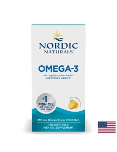 Омега-3 (EPA + DHA) – Сърце, зрение и мозък, 345 mg, 120 софтгел капсули