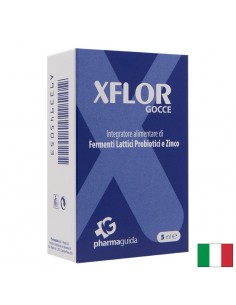 XFLOR Gocce – Пробиотици 2 млрд. с цинк за бебета и деца, 5 ml капки