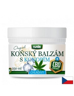 Конски балсам (охлаждащ) с коноп и канабидиол (CBD) – При мускулни и ставни болки, 250 ml - Схващания и крампи