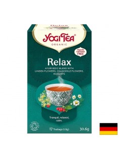 Yogi Tea Relax – аюрведичен чай с лайка, липа и шипка, БИО, 17 филтърни пакетчета - Лайка