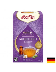 Yogi Tea Good Night – билков чай за спокоен сън с лайка, маточина и лавандула, БИО, 17 филтърни пакетчета - Билкови  чайове