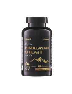 Хималайско мумио (шилажит) – Енергиен метаболизъм и имунитет, 500 mg, 60 капсули - Енергия