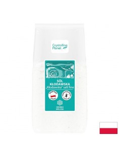 Клодавска каменна сол, фино смляна, 500 g - Хималайска и морска сол