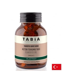 Ленено масло – При висок холестерол и триглицериди, 500 mg, 60 капсули
