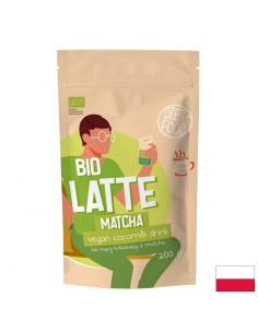 Латте матча с кокосова напитка, БИО, 200 g