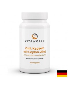 Zimt Kapseln mit Ceylon-Zimt / Цейлонска канела, 100 капсули - Цейлонска канела