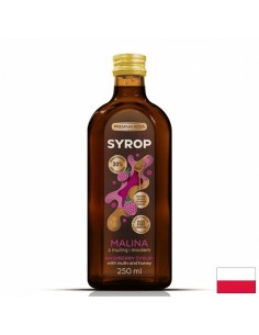 Сироп от малини с инулин и пчелен мед, 250 ml