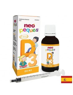 Витамин D3 10 µg и K2 22.5 µg – Кости и зъби при деца, 30 ml капки