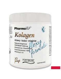 Колаген Флекси FORTIBONE® – Стави, кости и мускули, 5000 mg, 196 g прах - Витамин D