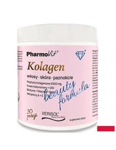 Колаген Бюти – Сияйна кожа и силна коса, 5000 mg, 174 g прах - Антиейджинг
