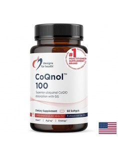 CoQnol 100 – За сърце и клетъчна енергия, убиквинол 100 mg, 60 софтгел капсули