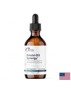 Emulsi-D3 Synergy – За здрави кости и усвояване на калция, витамин D3 + K1 + K2, капки 55 ml - Капки