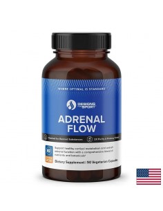 Adrenal Flow – При умора и спад в енергията, адаптогенна формула, 90 капсули - Енергия