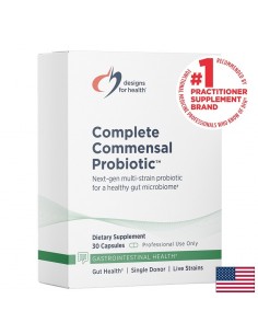 Complete Commensal Probiotic – С Акермансия за здрава чревна лигавица, 5 щама, 30 капсули - Стомашно-чревен тракт