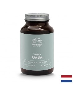 Стрес и добро настроение - ГАБА 1000 mg + Цинк и Витамин В1, 60 таблетки - Депресия, тревожност, паническо разстройство