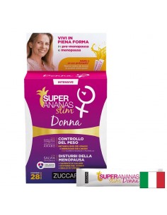 Super Ananas Slim Intensive Donna – Срещу наднорменото тегло при менопауза, 28 сашета х 10 ml - Отслабване