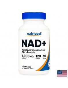 NAD+ (никотинамид аденин динуклеотид) – Анти-ейджинг и клетъчно възстановяване, 500 mg, 120 капсули - Клетъчно здраве