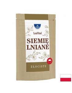 Ленено семе, златисто, цели семена, 450 g - Фибри