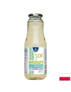 Сок от бреза с отвара от листа на мента, 990 ml