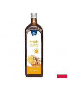 Сок от джинджифил с куркума и лимон, 980 ml