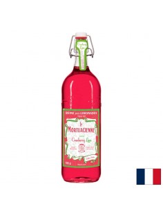 Газирана напитка La Mortuacienne с вкус на червена боровинка и лайм, 1 L