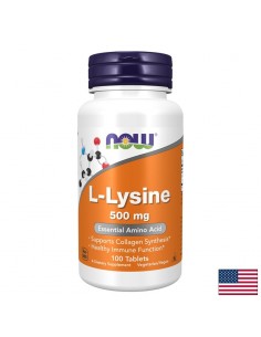 L-лизин (от L-лизин хидрохлорид), 500 mg, 100 таблетки