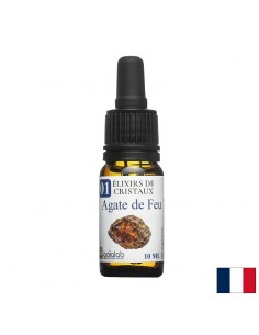 Кристална есенция № 01 – Огнен ахат, капки, 10 ml - Есенции