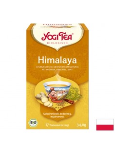 Аюрведичен чай Himalaya Chai с джинджифил, резене и канела, БИО, 17 пакетчета - Билкови  чайове