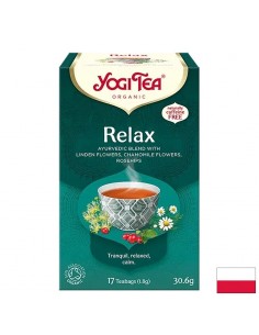 Аюрведичен чай Relax с лайка, липа и шипка, БИО, 17 пакетчета - Билкови  чайове
