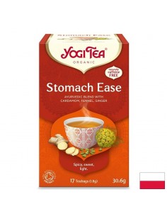 Аюрведичен чай Stomach Ease с кардамон, копър и мента, БИО, 17 пакетчета