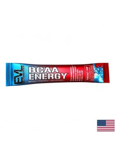 BCAA Energy – Разклонени аминокиселини с витамини C, B6 и B12 - Енергиен метаболизъм и умора, с вкус на плодов пунш, саше 9,9 g - Витамини и минерали