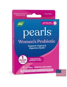 Пробиотик Пърлс за жени - перли - Pearls® Probiotic Women`s, 1 млрд. активни пробиотици, 30 софтгел капсули - Киселини