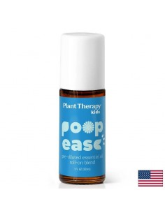 PoopEase – рол-он с етерични масла за масаж на корема  - за деца и възрастни, 30 ml - Масажни масла