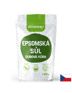 Епсомска сол за вана с дъбова кора, 1 kg - Козметика