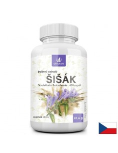 Шлемник байкалски 100 mg + витамин C 100 mg – Имунна система и умора, 60 капсули - Витамин C