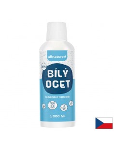 Бял оцет 10 % – Разтваря варовик и омекотява водата, 1000 ml - Био препарати за почистване