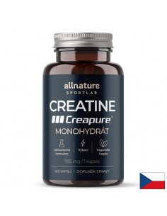 Креатин монохидрат Creapure® – Физическа издръжливост, 785 mg, 60 капсули