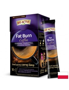 Fat Burn - Разтворимо кафе с гуарана, опунция и L-карнитин, 10 пакетчета х 10 g
