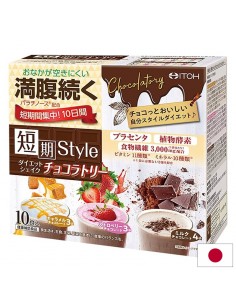 Tanki Style Diet Shake – Шоколадов шейк с витамини и минерали за енергиен метаболизъм, 3 вкуса, 10 сашета по 25 g