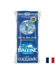 Едра сива морска сол La Baleine от Геранд, 800 g