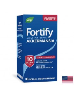 Fortify Akkermansia, 10 млрд. активни пробиотици, 30 капсули