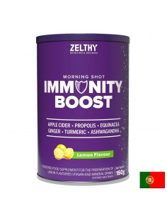 Immunity Boost с витамин C, D3, цинк, селен и прополис - За нормална функция на имунната система, 150 g прах, лимон